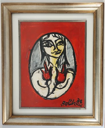 BOLDRINI GUSTAVO Venezia (Ve ) 1927 Senza titolo 1976 Olio su tela...