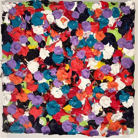 MAFFEZZONI MAURO Rovereto (Tn) 1960 Richter 2021 Acrilico su tela 20,00x20,00...