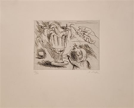 ROSSI ATTILIO Albairate (Mi) 1911 Senza titolo Incisione acquatinta...