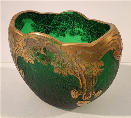 ANONIMO Anonimo (An) Vaso Legras - Saint Denis Vetro lavorato all'acido con...