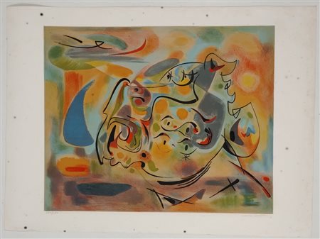 MASSON ANDRÈ Parigi (Francia) 1896 Senza titolo Litografia su carta es...