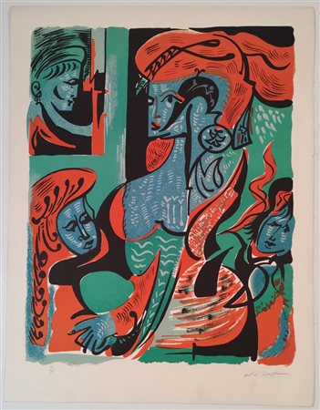 MASSON ANDRÈ Parigi (Francia) 1896 Senza titolo Litografia su carta es 94/99...