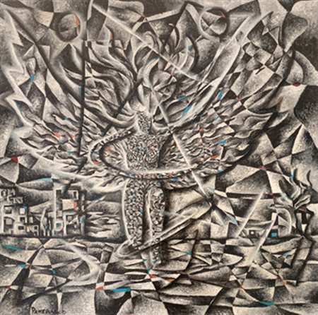 PANABIANCO DANIELA Napoli (Na) 1967 Senza titolo Acrilico su tela 50,00x50,00...