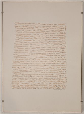 VAGHETTI RINO Milano (Mi) 1938 Senza titolo 1976 Mista su carta 70,00x50,00...