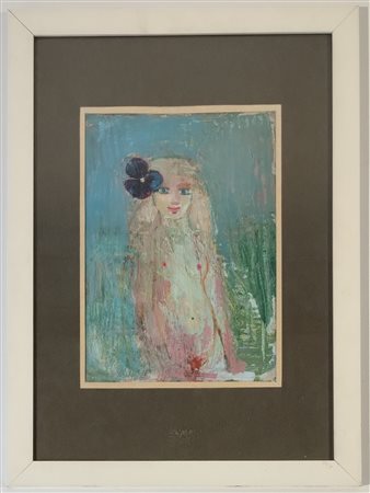 FRAI FELICITA Praga (Repubblica Ceca) 1909 Senza titolo olio su cartone...