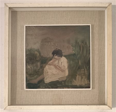 ANONIMO Anonimo (An) Paestum Olio su tavoletta 21,00x21,00