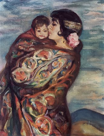 ANONIMO Anonimo (An) Senza titolo Olio su cartoncino telato 29,00x22,00