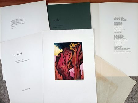 CANTATORE DOMENICO Ruvo di Puglia (Ba) 1906 77 ulivi 1983 Inicisione a cera...