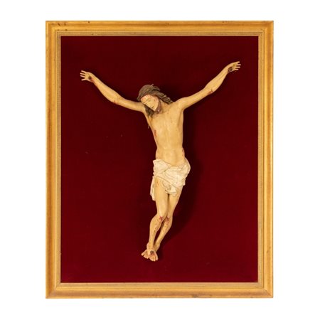  
GRANDE SCULTURA DI CRISTO IN CARTAPESTA POLICROMO  XVIII sec
Scultura in cartapesta  82x65