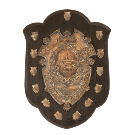  
TARGA COMMEMORATIVA INGLESE  XX secolo
 cm 73x53