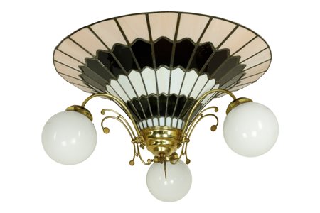  
Coppia lampadari Liberty anni 60
 H 37 cm; W 70 cm.