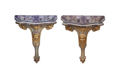  
Coppia di consolle da muro 
 