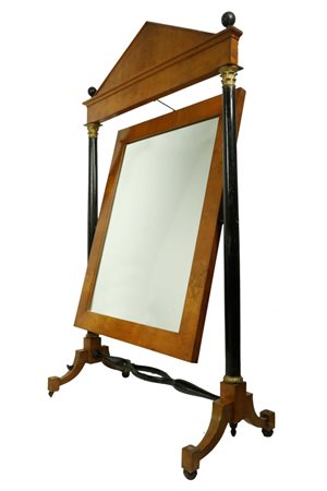  
Psiche Impero con specchio basculante  PRIMA META' XIX secolo
 altezza cm 174; larghezza cm 103,5; profondità cm 48