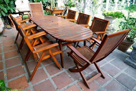  
Tavolo da esterno allungabile  
 cm 72x210x90