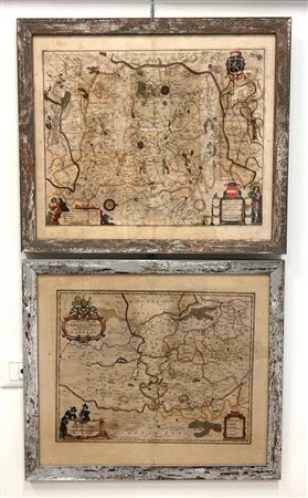  
Lotto di due mappe: Cambray e Lovanium 
 