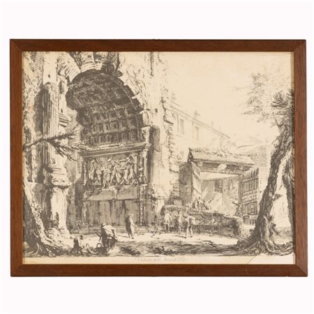  
Veduta dell'Arco di Tito 
 cm 31x42; in cornice cm 35x46