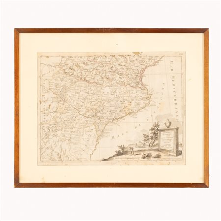 Antonio Zatta (Venezia, 1722 - Venezia, 1804) 
Incisione geografica XVIII sec XVIII secolo
 cm 30x38