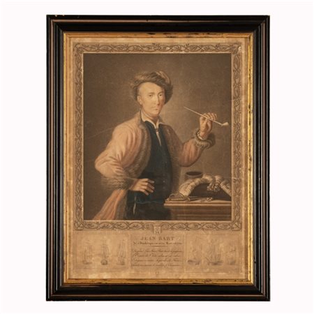  
Incisione Uomo che fuma la pipa 
incisione cm 39x29; con cornice cm 46x36