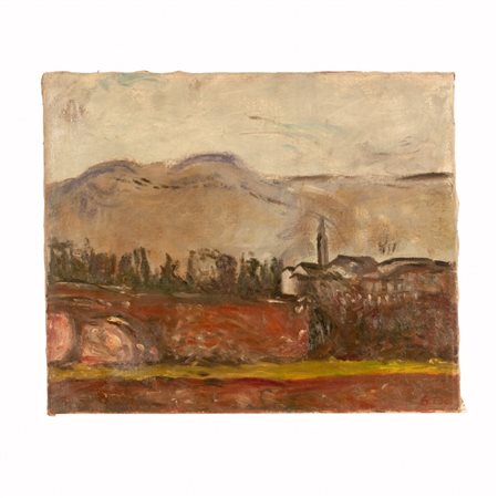 Arturo Tosi (Busto Arsizio,  1871  - Gennaio, 1956) 
Busto Arsizio 
olio su tela cm 50x61