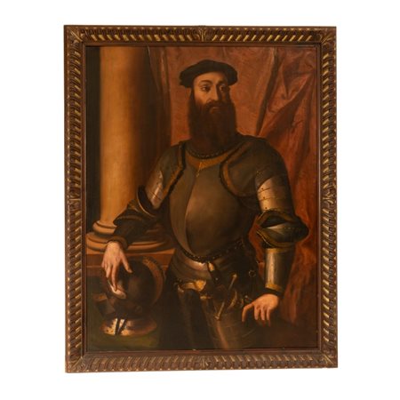  
 "Ritratto di Stefano Colonna"  Fine XIX, inizio XX secolo
Olio su tela cm 118x89; con cornice cm 135x106