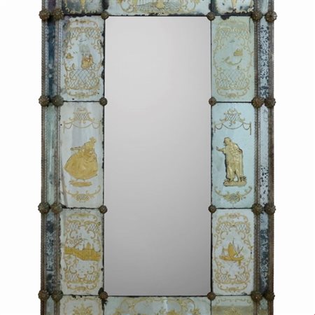  
ANTICA SPECCHIERA DI MURANO FINE DEL XIX SECOLO
 cm 140x80