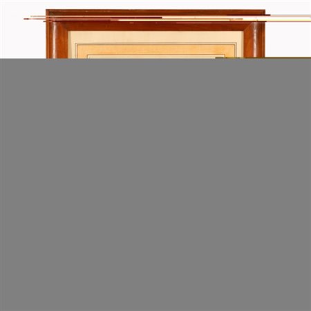  
Ritratto di vecchia 
tecnica mista su carta cm 45x28,5; con cornice cm 67,5x50