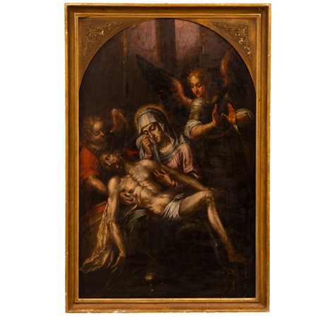  
Deposizione XVI Secolo
Olio su tavola cm 120x76,5; con cornice cm 130x86
