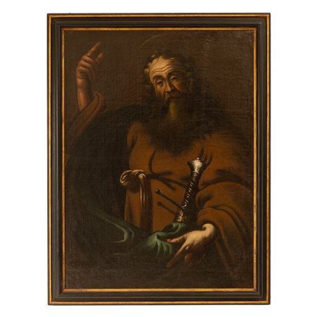  
ANTONIO ARIAS FERNÁNDEZ  (attribuito a ) XVII sec
olio su  tela cm 118x86; con cornice cm 132x101