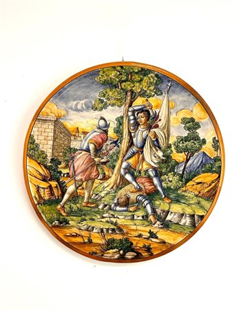  
Piatto ceramica, firmato Ciulli 
 diametro cm 51