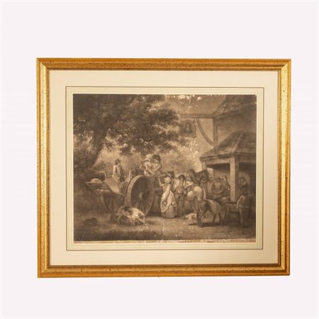  
Lotto di 2 incisioni 
 1) cm 43x53,5; con cornice cm 64x74; 2) incisione cm 55,5; con cornice cm 62,5x82,5