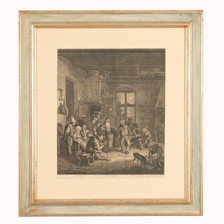  
Lotto di due acquaforte e bulino 
 con passepartout cm 59x51; con cornice cm 71x64