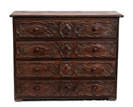  
Comò italiano Liguria, XVII secolo
 Atezza x lunghezza x profondità: 101 x 129 x 55 cm.