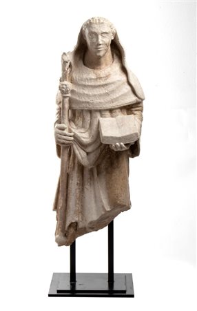  
Scultura religiosa francese  XV secolo
 Altezza x larghezza x profondità: 120 x 43 x 36 cm.