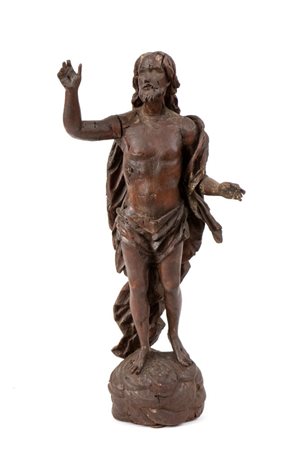  
Scultura italiana in legno raffigurante Cristo benedicente XVIII secolo
 Altezza x larghezza x profondità: 55 x 30 x 17 cm