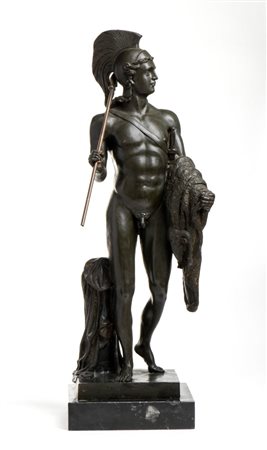  
Scultura italiana in bronzo XX secolo
 Altezza x larghezza x profondità: 67 x 22 x 22 cm.