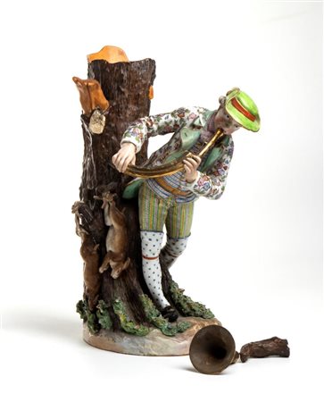  
Scultura in porcellana Meissen Austria, XVIII secolo
 Altezza x larghezza x profondità: 39 x 20 x 32 cm.