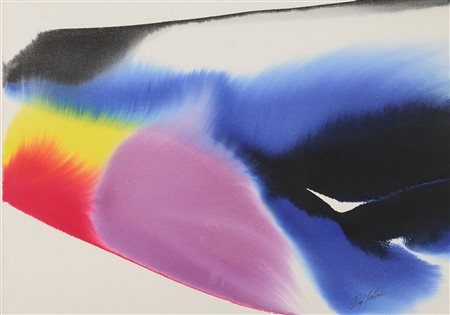 Paul Jenkins (Kansas City, 1923 - 2012) Phenomena Harbinger 1975 Tecnica...