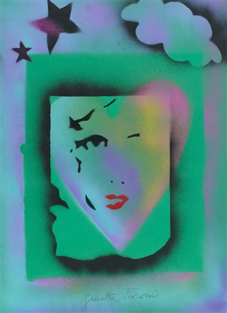 Giosetta Fioroni (Roma, 1932) Senza titolo Anni 2000 Tecnica mista su...