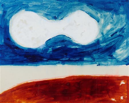 Mario Schifano (Homs, 1934 - Roma, 1998) Senza titolo 1974-78 Smalto su tela...