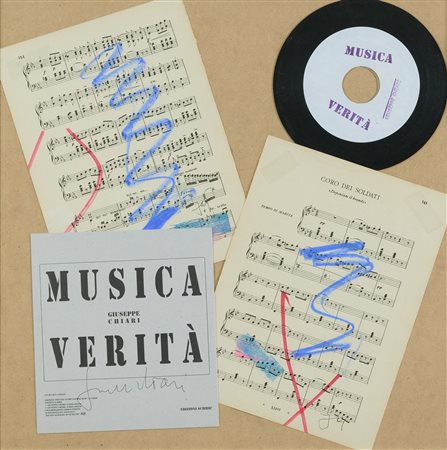 Giuseppe Chiari (Firenze, 1926 - 2007) Musica verità Anni '90 Tecnica mista e...