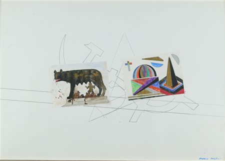 Franco Angeli (Roma, 1935 - 1988) Senza titolo Fine anni '70 - inizio anni...