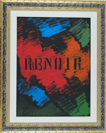 Tano Festa (Roma, 1938 - 1988) Omaggio al colore 1986 Acrilico su tela cm....