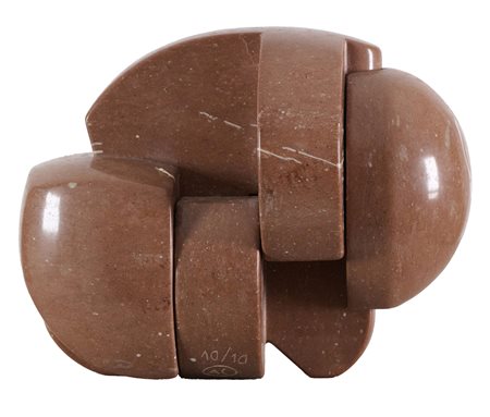 Andrea Cascella (Pescara, 1920 - Milano, 1990) Legame 1981 Scultura in due...