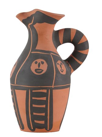 Pablo Picasso (Malaga, 1881 - Mougins, 1973) Yan bandeau noir 1963 Brocca in...