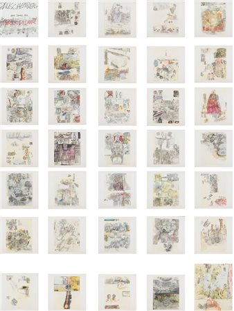 Robert Rauschemberg (Port Arthur, 1925 - Captiva Island, 2008) Tavole per...