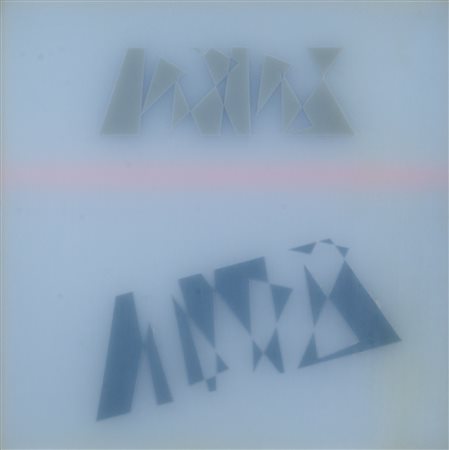 Renato Spagnoli (Livorno, 1928) 7704 1977 Acrilico su faesite e plexiglas cm....