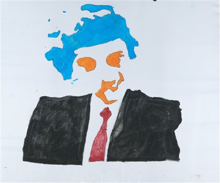 Filippo Biagioli (Pistoia, 1975) Bozzetto per scenografia 2019 Tecnica mista...