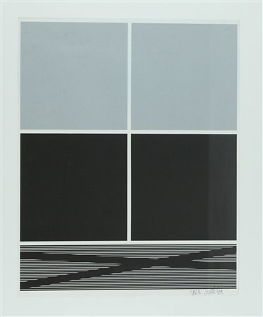 Jesús Rafael Soto (Venezuela, 1923 - Parigi, 2005) Senza titolo Serigrafia su...