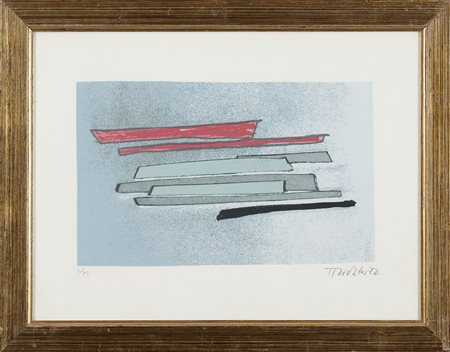 Hans Richter (Berlino, 1888 - Locarno, 1976) Senza titolo 1972 Serigrafia su...