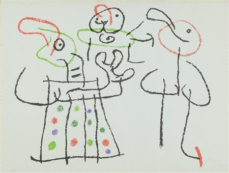 Joan Mirò (Barcellona, 1893 - Palma de Mallorca, 1983) Ubu aux Baleares III...
